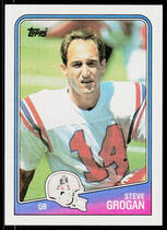 1988 Topps Base Set #176 Steve Grogan