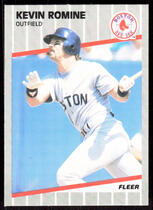 1989 Fleer Base Set #98 Kevin Romine