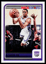 2023 Panini NBA Hoops #174 Deaaron Fox