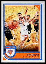 2022 Panini NBA Hoops #21 Obi Toppin