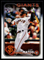 2024 Topps Base Set #28 Luis Matos