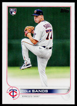 2022 Topps Update #US208 Cole Sands