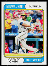 2023 Topps Heritage #392 Lorenzo Cain