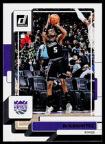 2022 Donruss Base Set #138 Deaaron Fox