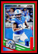 2025 Score Red #33 Jahmyr Gibbs