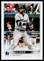 2022 Topps Base Set Series 2 #613 Lewin Diaz