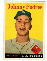 1958 Topps Base Set #120 Johnny Podres
