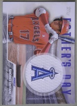 2023 Topps Fathers Day Commemorative Team Patch #FD-SO Shohei Ohtani