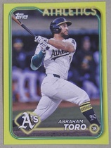 2024 Topps Update Yellow #US85 Abraham Toro