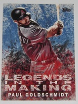2018 Topps Legends in the Making Blue #LTM-PG Paul Goldschmidt