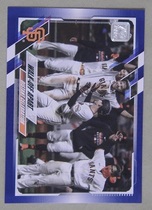 2021 Topps Royal Blue #258 Walk-Off Apart