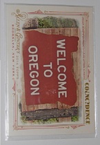 2014 Topps Allen & Ginter Coincidence #AGC-09 Oregon Newspaper Predicts Future Lo