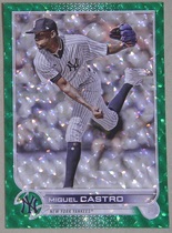 2022 Topps Update Green Foil #US145 Miguel Castro