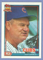 1991 Topps Base Set #729 Don Zimmer