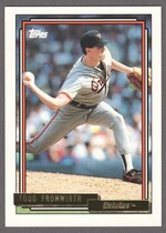 1992 Topps Gold #158 Todd Frohwirth