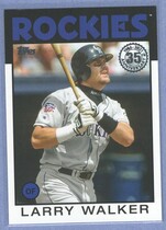 2021 Topps Update 1986 Topps #86B-4 Larry Walker