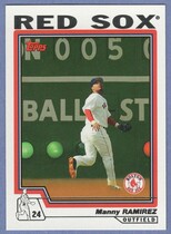 2004 Topps Base Set Series 1 #220 Manny Ramirez