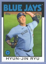 2021 Topps Update 1986 Topps #86B-38 Hyun-Jin Ryu