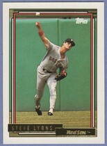 1992 Topps Gold #349 Steve Lyons