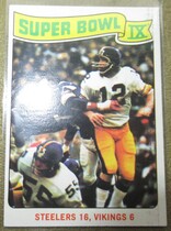 1975 Topps Base Set #528 Super Bowl IX