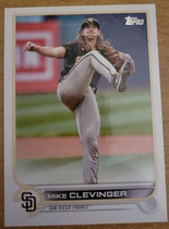 2022 Topps Update #US186 Mike Clevinger