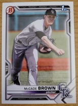 2021 Bowman Draft #BD-59 Mccade Brown