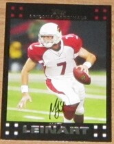 2007 Topps Base Set #1 Matt Leinart