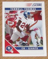 2011 Score Base Set #197 Terrell Thomas