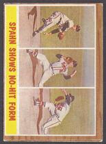 1962 Topps Base Set #312 Spahn No-Hit Frm