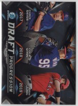 2019 Bowman Chrome Draft Draft Progression Trios #DPR-TEX Chris Seise|Cole Winn|Josh Jung