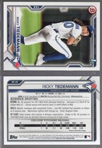 2021 Bowman Draft #BD-89 Ricky Tiedemann