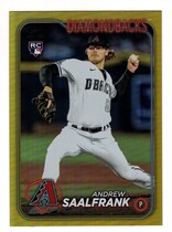 2024 Topps Gold Foil Series 2 #406 Andrew Saalfrank