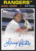 2017 Topps Archives Fan Favorites Autos #FFA-LR Lenny Randle