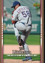 2007 Upper Deck First Edition #159 Wes Littleton