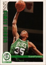 1992 NBA Hoops Base Set #15 Reggie Lewis