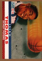 1992 Fleer Base Set #255 Isiah Thomas