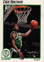 1991 NBA Hoops Base Set #10 Dee Brown