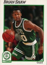 1991 NBA Hoops Base Set #17 Brian Shaw