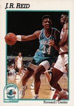 1991 NBA Hoops Base Set #24 J.R. Reid