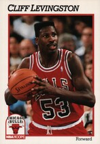 1991 NBA Hoops Base Set #32 Cliff Levingston