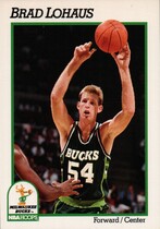 1991 NBA Hoops Base Set #118 Brad Lohaus