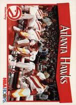 1991 NBA Hoops Base Set #274 Atlanta Team Card