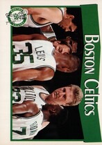 1991 NBA Hoops Base Set #275 Boston Team Card