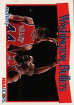 1991 NBA Hoops Base Set #300 Washington Bullets
