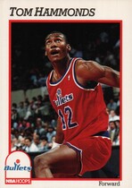 1991 NBA Hoops Base Set #446 Tom Hammonds