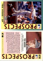 1992 Fleer Base Set #678 Ted Wood