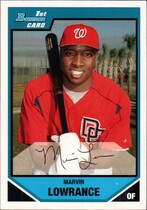 2007 Bowman Prospects #BP31 Marvin Lowrance