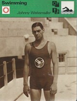 1977 Sportscaster #2-18 Johnny Weissmuller