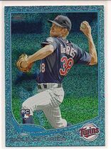 2013 Topps Silver Slate Blue Sparkle Wrapper Redemption Series 2 #636 Cole De Vries