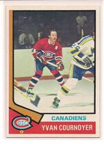 1974 Topps Base Set #140 Yvan Cournoyer